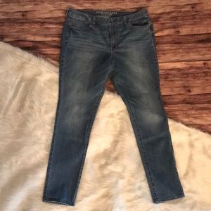 High rise American eagle jeggings (long)